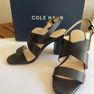 Cole Haan Cynthia Black Heel Sandal